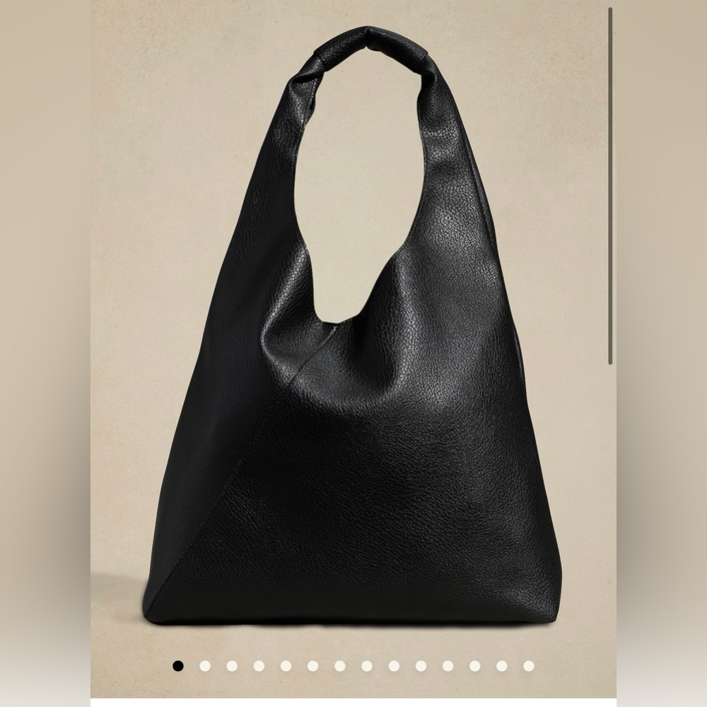 Banana Republic Vegan Leather Slouchy Tote